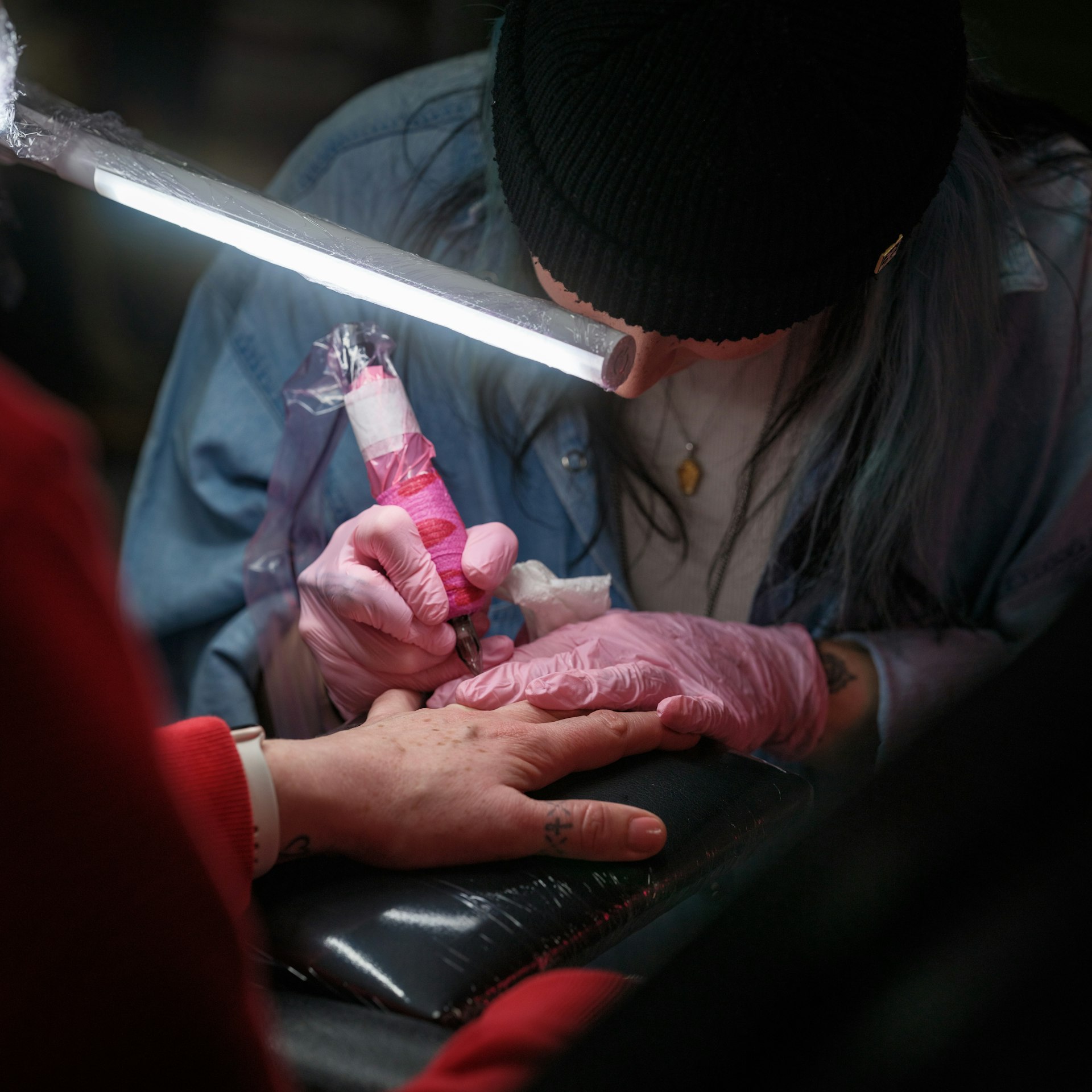 Tattoo Artist at Work